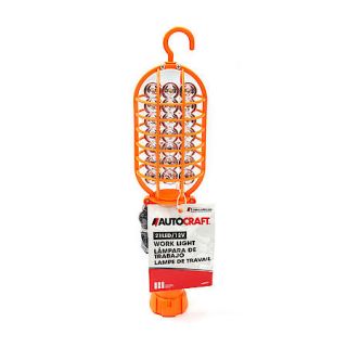 AutoCraft LED Portable Work Light, 21 LED 12V AC877
