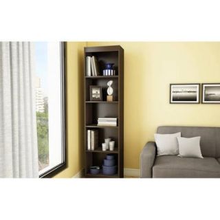 South Shore Smart Basics 5 Shelf Narrow Bookcase, Multiple Finishes