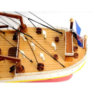 Old Modern Handicrafts Titanic Painted Model Ship