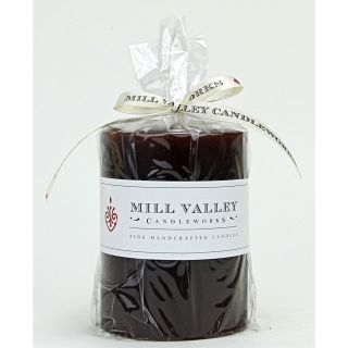 Chocolate Mocha Scented Pillar Candle by Mill Valley Candleworks
