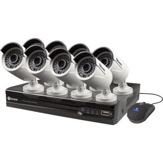 Swann Communications Professional 8-Channel NVR Security System with 8 Cameras, Model# SWNVK-873008-US  Security Systems   Cameras