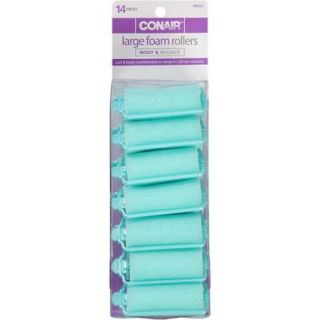 Conair Body & Bounce Large Foam Rollers, 14 count
