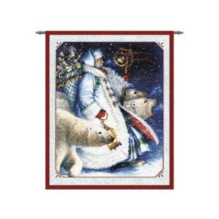 Pure Country Weavers Santa and Polar Bears Tapestry