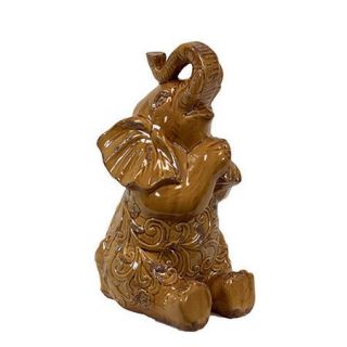 Woodland Imports Ceramic Elephant Figurine