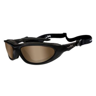 Wiley X Blink Polarized Sunglasses   Matte Black Frame/Copper Lens 412098