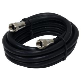 GE 6 ft. RG6 Coaxial Cable   Black 73273