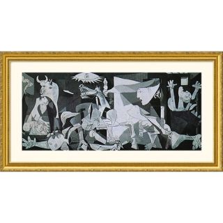 Museum Reproductions Guernica by Pablo Picasso Framed Painting Print