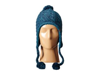 The North Face Fuzzy Earflap Beanie Juniper Teal/Cosmic Blue