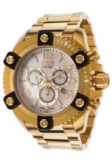 Men's Reserve Chrono 18K Gold Plated Steel MOP Dial