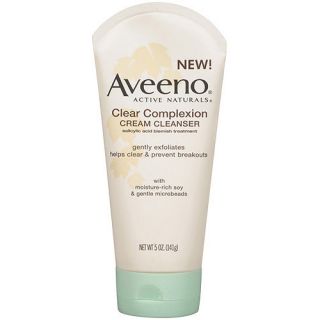 Aveeno(R) Clear Complexion Cream Cleanser Cleansers 5 Oz