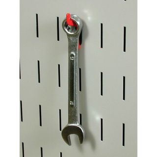 Wall Control Slotted Pegboard Industrial Workstation Accessory Kit — Red, Model# 35-K-WRKRD  Mounting Accessories