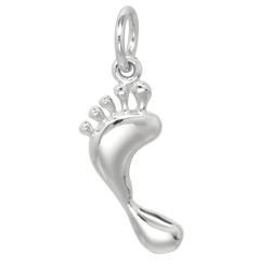 Sterling Silver Footprint Charm Discounts