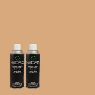 Hedrix 11 oz. Match of 260F 4 Sunset Beige Semi Gloss Custom Spray Paint (2 Pack) SG02 260F 4