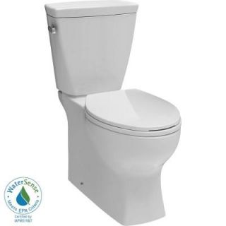 Delta Riosa 2 piece 1.28 GPF Elongated Toilet in White with Hardlines C43906 WH RSL