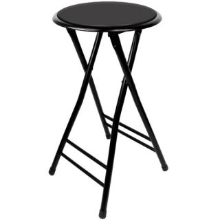 Trademark Home Collection Cushioned Folding Stool
