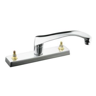 KOHLER Triton 2 Handle Standard Kitchen Faucet in Polished Chrome Less Handles K 7825 K CP
