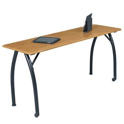 24 inch x 60 foot Medium Oak Folding Utility/ Training Table