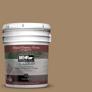 BEHR Premium Plus Ultra Home Decorators Collection 5 gal. #HDC NT 28 Soft Bronze Eggshell Enamel Interior Paint 275305