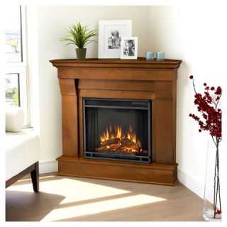 Real Flame Chateau Electric Corner Fireplace   Espresso