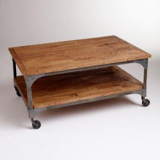 Wood and Metal Aiden Coffee Table
