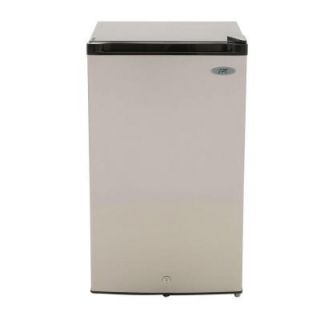 SPT 3.0 cu. ft. Upright Freezer in Stainless Steel/Black UF 304SS