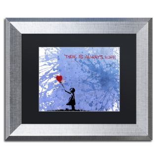 Trademark Fine Art There Is Always Hope by Banksy Framed Graphic Art