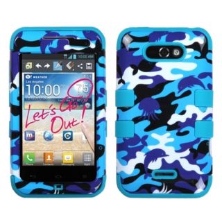 INSTEN Aquatic Camouflage/ Teal TUFF Phone Case Cover for LG MS770