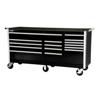 75 in. Tech Series 15 Drawer Cabinet, Black VRB 7515BK