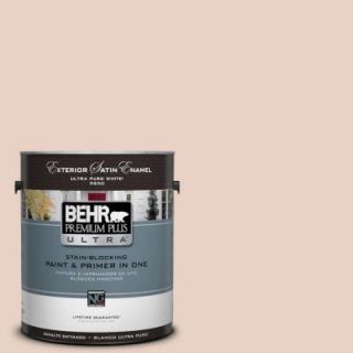 BEHR Premium Plus Ultra 1 gal. #S200 1 Conch Shell Satin Enamel Exterior Paint 985001