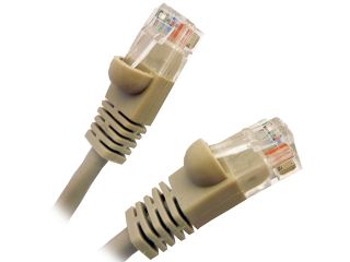 Professional Cable CAT6LG 100 100 ft. Cat 6 Gray Gigabit Ethernet UTP Cable with boots