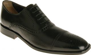 Mens Florsheim Otavio   Black Deerskin/Calf Leather