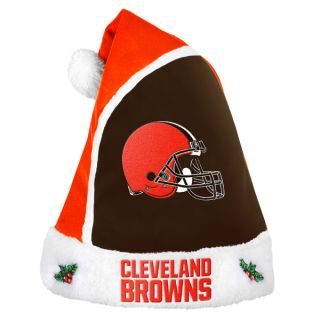 Forever Collectibles Cleveland Browns 2015 NFL Polyester Santa Hat