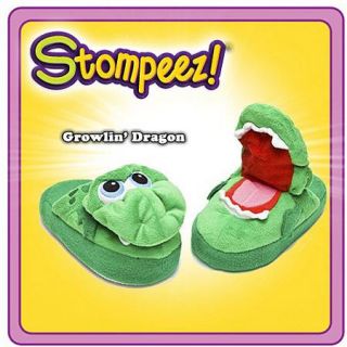 As Seen on TV Stompeez Growling Dragon Slippers