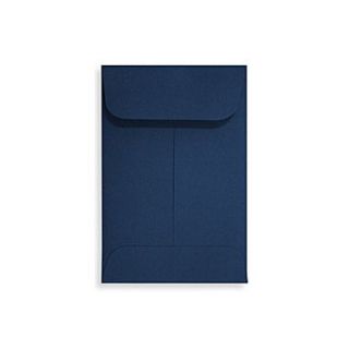LUX™ 80 lb 2 1/4 x 3 1/2 Vellum #1 Coin Envelopes, Navy Blue, 250/Box