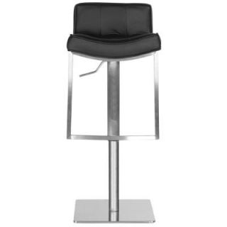 Safavieh Newman 24.8 in. Bar Stool in Black FOX3005B