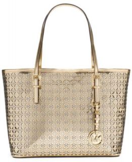 MICHAEL Michael Kors MK Flower Perforated Small Travel Tote