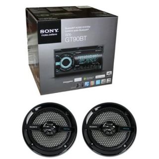 Sony WX GT90BT CD/ AUX Car Player App Receiver Stereo Bluetooth+6.5" Speakers