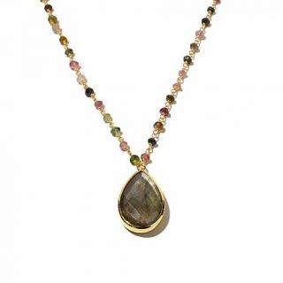 Rarities Fine Jewelry with Carol Brodie Vermeil Tourmaline and Pyrite Triplet    7715974