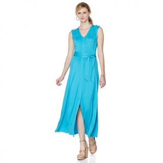 Liz Lange Flattering Safari Maxi Dress   8003936