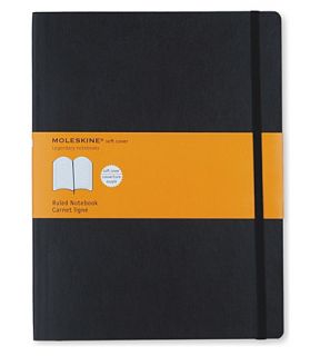 MOLESKINE   Extra large soft cover ruled notebook
