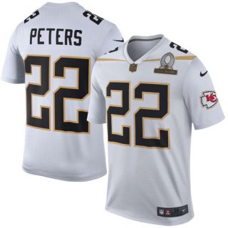 Nike Marcus Peters Team Rice White 2016 Pro Bowl Game Jersey