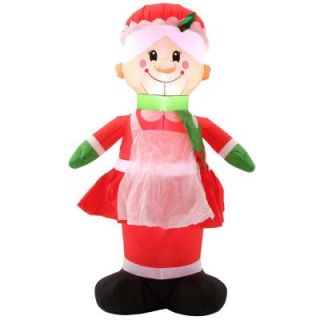 Home Accents Holiday 5 ft. H Inflatable Mrs. Claus 36840