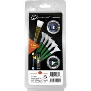 Visible Dust EZ Sensor Cleaning Kit PLUS with Smear Away, 5 Green 1.6x Vswabs 12298039