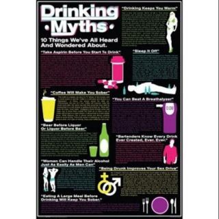 Drinking   Myths Poster Print (24 x 36)