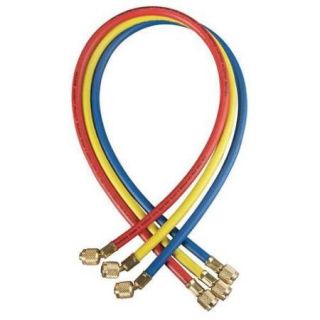YELLOW JACKET 21048 Charging Hose, 48 In, Yellow