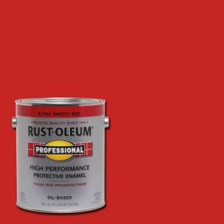 Rust Oleum Professional 1 gal. Safety Red Gloss Protective Enamel K7764402