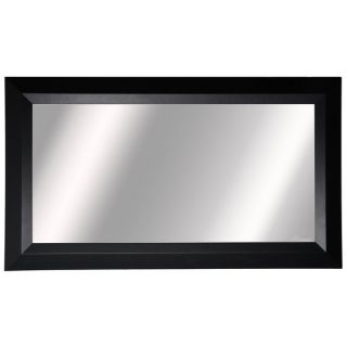American Made Rayne Extra Large Solid Black Angle Mirror  