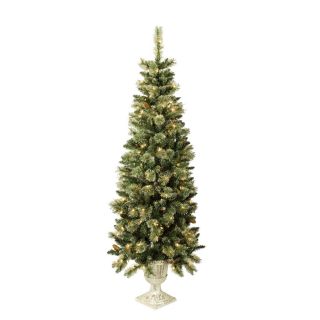 Holiday Living 6.5 ft Pre Lit Pine Artificial Christmas Tree with White Lights