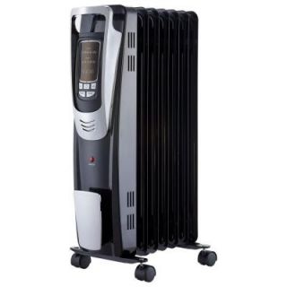Pelonis 1500 Watt Digital Oil Filled Radiant Portable Heater with Remote Control NY1507 14A