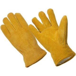 Hands On Sherpa Lined Premium Cow Suede Leather Driver Glove